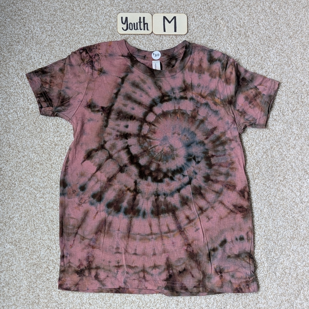 New Tiedye Unisex Youth Short Sleeve Shirt